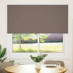 vidaXL Store enrouleur occultant café 145x130cm largeur du tissu