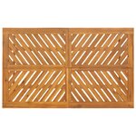 vidaXL Ensemble de repas de jardin 5 pièces en bois d'acacia