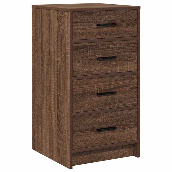 vidaXL Buffet Chêne marron 40 x 41 x 75 cm Bois d'ingénierie