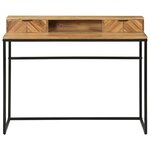 vidaXL Bureau avec tiroir Marron 110 x 50 x 87 cm Bois d'acacia massif