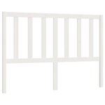 vidaXL Tête de lit Blanc 156x4x100 cm Bois massif de pin