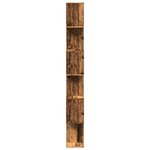 vidaXL Étagère séparatrice de pièce à 6 niveaux vieux bois 70x24x193cm