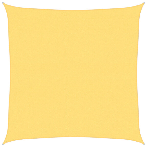 vidaXL Voile d'ombrage 160 g/m² Beige 4x4 m PEHD