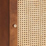 vidaXL Cabinet de salle de bain avec étagère avec stockage avec porte Marron 38 x 33.5 x 48 cm