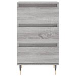 vidaXL Buffet sonoma gris 40x35x70 cm bois d'ingénierie