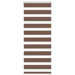 vidaXL Store zèbre marron 55x100 cm largeur du tissu 50 9 cm polyester