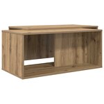 vidaXL Ensemble de tables basses 2 Pièces Chêne artisanal