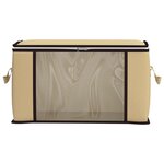 vidaXL Boîte de rangement avec fenêtre latérale transparente 6 Pièces