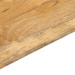vidaXL Dessus de table 70x20x2 5 cm rectangulaire bois massif manguier