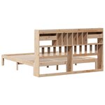 vidaXL Lit bibliothèque sans matelas 180x200 cm bois massif de pin