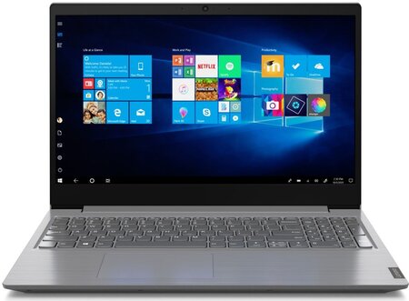 Lenovo v v15 3500u ordinateur portable 39 6 cm (15.6") full hd amd ryzen™ 5 8 go ddr4-sdram 256 go ssd wi-fi 5 (802.11ac) windows 10 pro gris