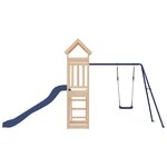 vidaXL Aire de jeux d'extérieur bois de pin massif