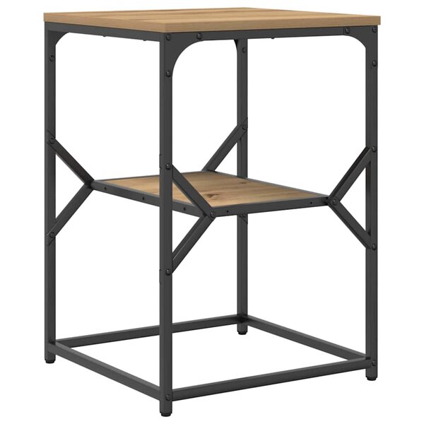 vidaXL Table d'appoint chêne artisanal 41 x 40 x 60 cm