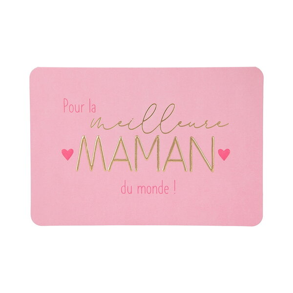 Carte de voeux - pour la meilleure maman du monde !