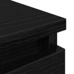 vidaXL Meuble TV noir 60x35x54 cm bois d'ingénierie