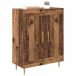 vidaXL Buffet Bois Ancien 69 5 x 34 x 90 cm Bois d'ingénierie et fer