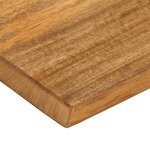 vidaXL Dessus de table à bord vivant 160x30x3 8cm bois massif manguier