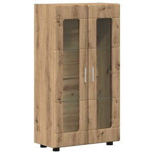vidaXL Buffet Chêne artisanal 55 5 x 29 x 100 cm Bois d'ingénierie