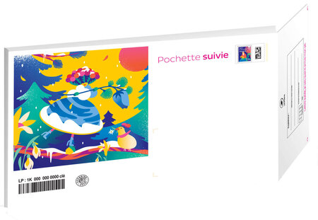 Prêt-à-Poster - Lettre Suivie - 250g - Pochette cartonnée XS - Edition Noël spectaculaire