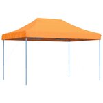 vidaXL Tente de fête Orange 279 x 410 x 315 cm Tissu Oxford
