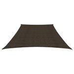 vidaXL Voile d'ombrage 160 g/m² Marron 4/5x3 m PEHD