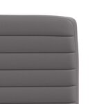 vidaXL Chaises à manger lot de 4 gris similicuir