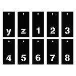 Pochoirs alphabet 70 pièces
