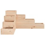 vidaXL Jardinière 4 niveaux 80 5x79x36 cm bois de pin massif