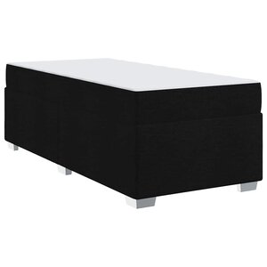 vidaXL Cadre de lit Noir 80 x 200 cm tissu