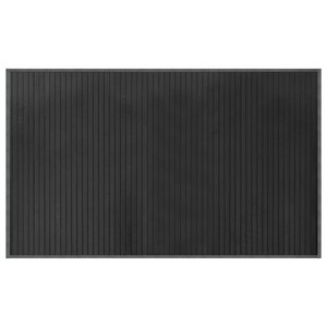 vidaXL Tapis rectangulaire gris 60x100 cm bambou