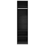 vidaXL Armoire Chêne noir 50 x 50 x 200 cm Bois d'ingénierie