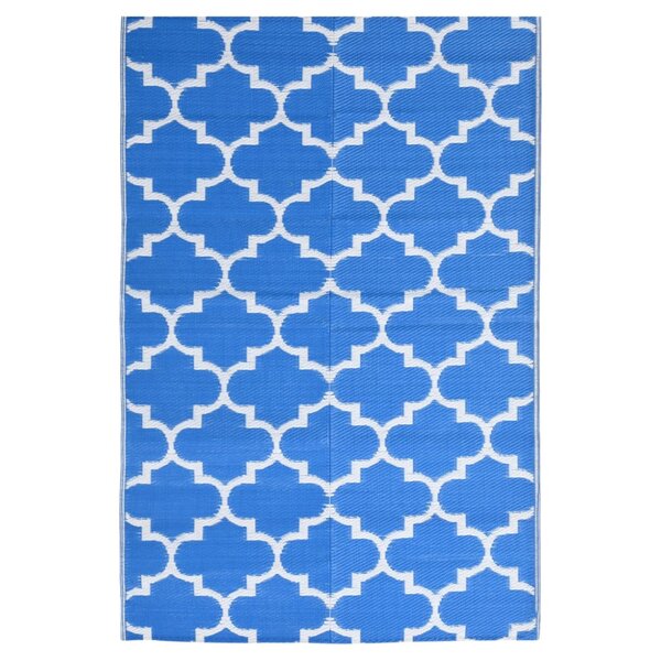 vidaXL Tapis d'extérieur ARAKIL Bleu 190x290 cm PP