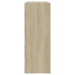 vidaXL Armoire à chaussures chêne sonoma 60x21x57 cm bois d'ingénierie