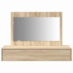 vidaXL Table de Toilette Marron 100 x 40 x 70 cm Bois d'ingénierie