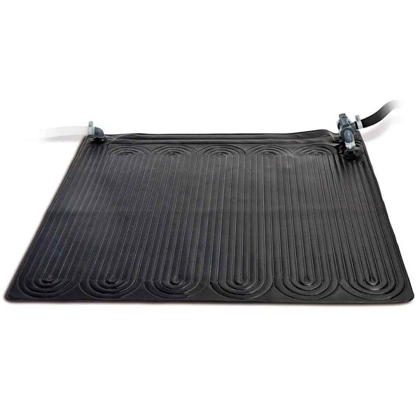 Intex Tapis solaire chauffant PVC 1 2x1 2 m Noir 28685