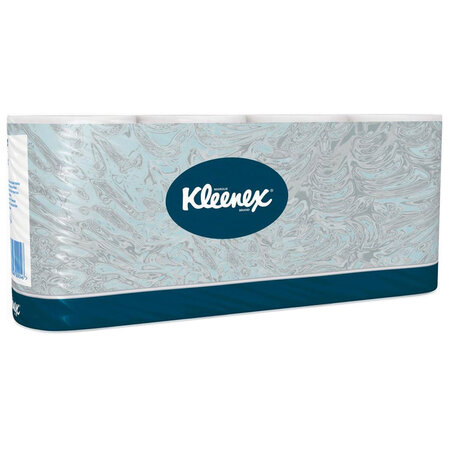 Kleenex Ultra Papier Toilette Blanc Aquatube 8 Rouleaux (lot de 2 soit 16 rouleaux) 8443