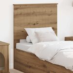 vidaXL Tête de lit Chêne artisanal 75 cm Bois d'ingénierie