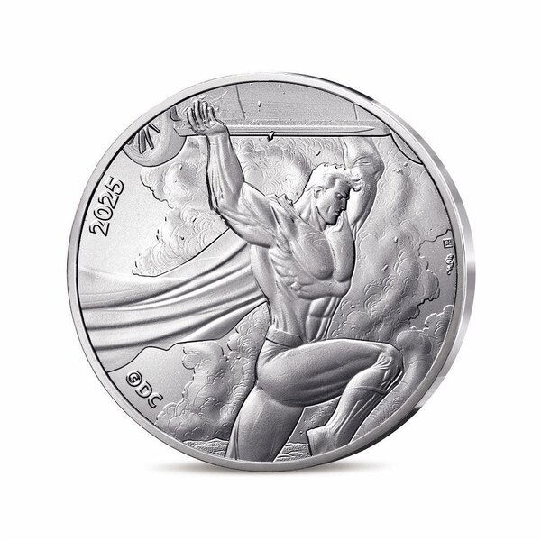 DC COMICS - Monnaie de 10€ Argent SUPERMAN L'HOMME D'ACIER