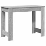 vidaXL Bureau sonoma gris 100x45x75 cm bois d'ingénierie