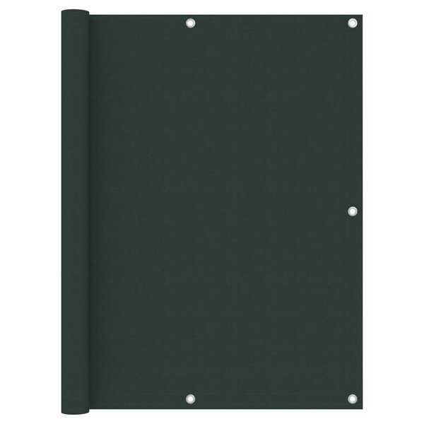 vidaXL Écran de balcon Vert foncé 120x300 cm Tissu Oxford