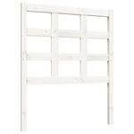 vidaXL Tête de lit Blanc 80 5x4x100 cm Bois massif de pin