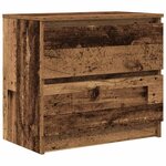 vidaXL Meuble TV vieux bois 60x35x54 cm bois d'ingénierie