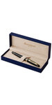 Waterman expert stylo plume  noir  plume moyenne  cartouche encre bleue  coffret cadeau