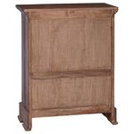 vidaXL Armoire de rangement 63 x 30 x 79 cm Bois de Mahogany Massif