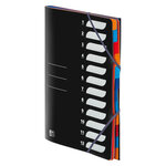 Trieur plastique oxford 12 compartiments au format 24 x 32 noir