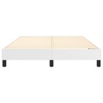 vidaXL Cadre de lit sans matelas blanc 140x200 cm similicuir