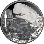 Pièce de monnaie en Argent 5 Dollars g 62.2 (2 oz) Millésime 2026 MOBY DICK
