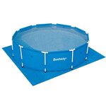 Bestway Tapis de sol pour piscine Flowclear 396x396 cm