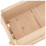vidaXL Jardinière 112x25x104 5 cm Bois massif de pin