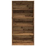 vidaXL Garde-robe vieux bois 100x50x200 cm bois d'ingénierie